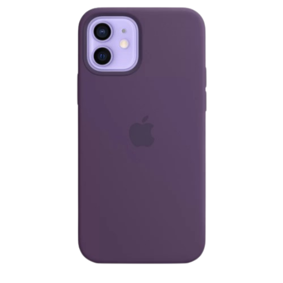 Чохол Apple silicone case with MagSafe для iPhone 12/12 Pro (Original Quality) Amethyst